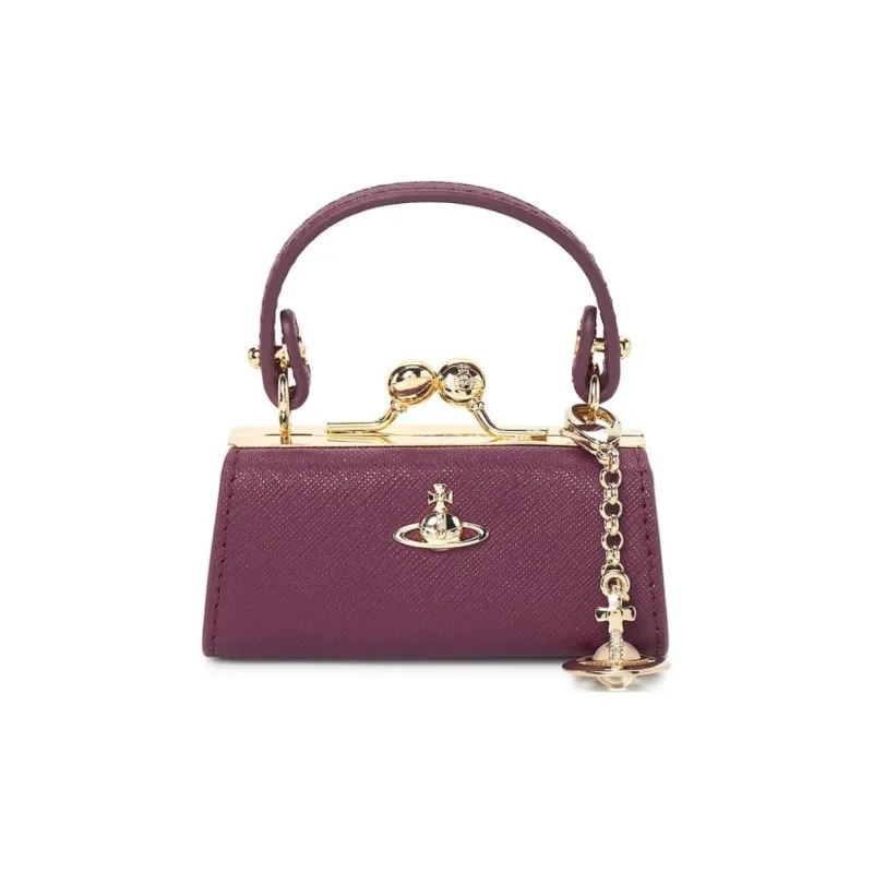 Vivienne Westwood Leather Handbag Mini Women's Purple-0