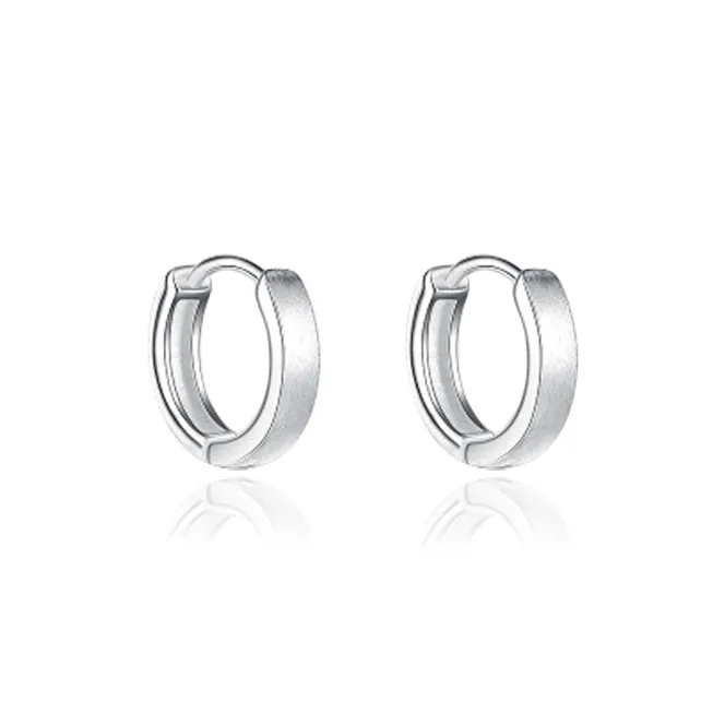 7℃ Sterling Silver Earrings Unisex-0