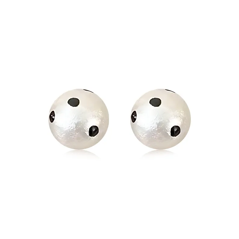 GUDS GAVE Faux Pearl Stud Earrings Women's-0
