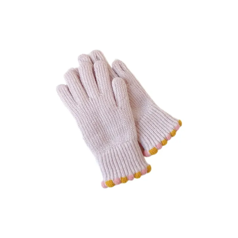 JKEM Polyester Knit Gloves Women's-10