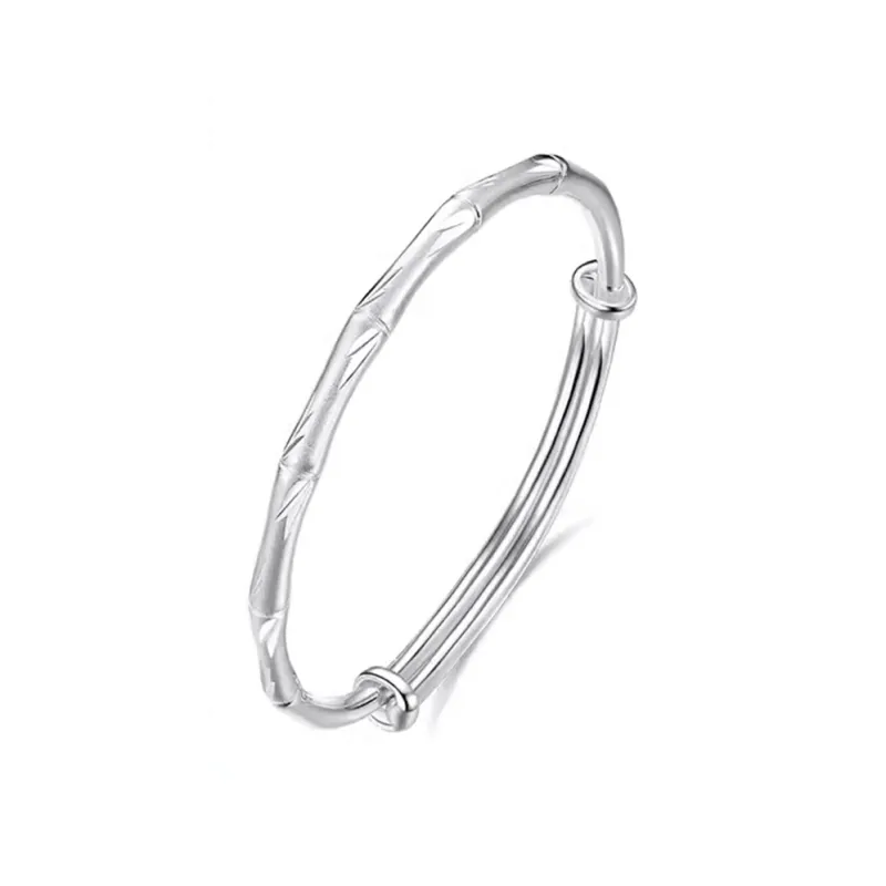YINCHIE Bamboo Rhythm Bamboo Leaves Print Bangles Women's-0