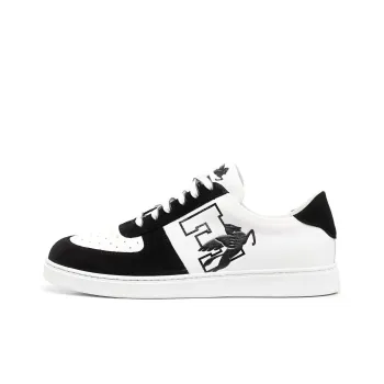 ETRO Low-Top Stylish Skateboarding Shoes Men's Black White