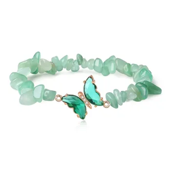 Welcome To The Treasure Aventurine Bracelets Unisex