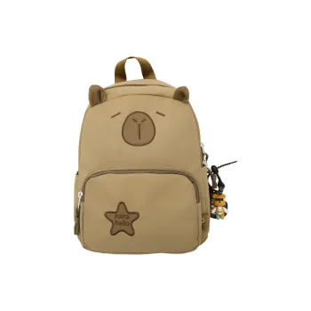 GOBLIN SHARKS 1759 Nylon Backpack Unisex Dark Khaki/Light Khaki/White Pink/Black