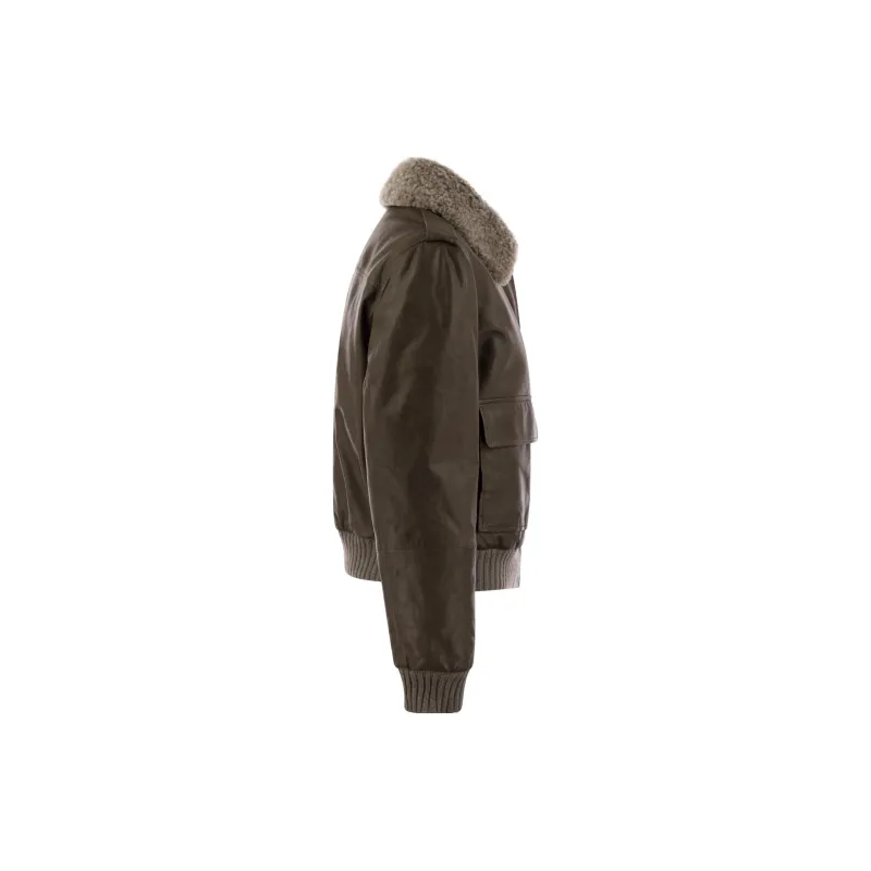 Brunello Cucinelli Jackets Coats Men's Mud Brown-2