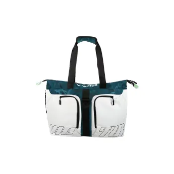 VICTOR Polyester Travel Bag Handbag Regular Unisex White/Bronze Green