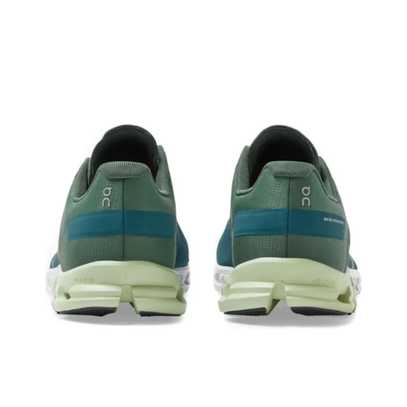 On Cloudflow Anti Slip Wear Resistant Low Top Casual Running Shoes Men's Blue-3