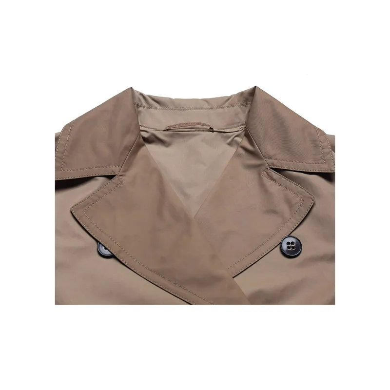 MaxMara Studio Trench Coat Women's Camel-4