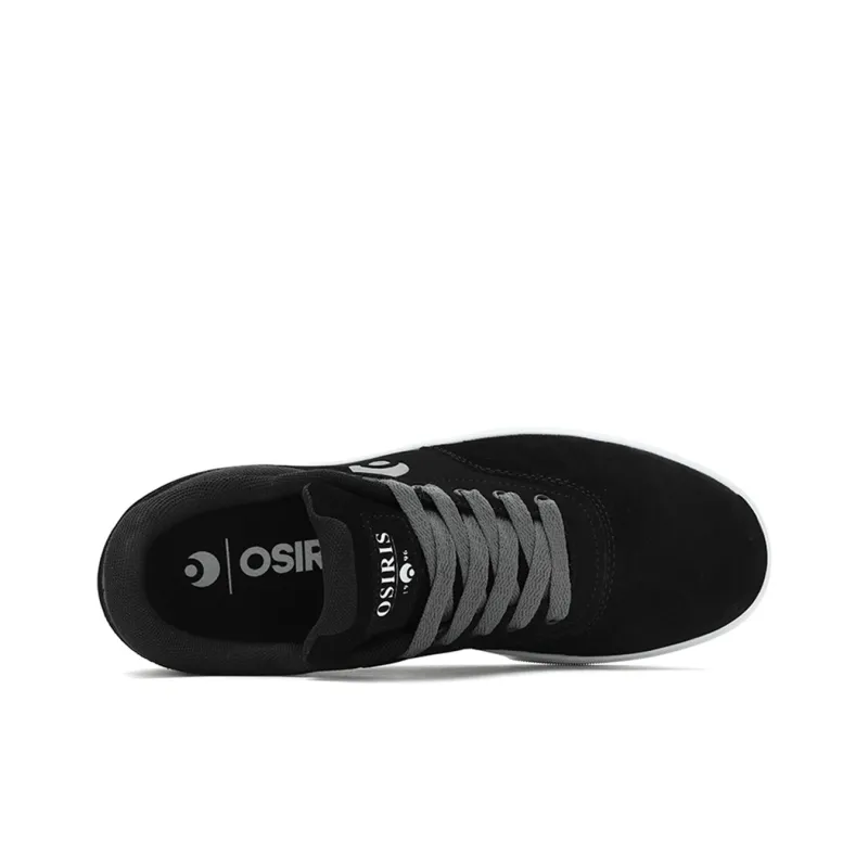 OSIRIS Slip Resistant Lightweight Breathable Low Top Skateboard Shoes Unisex Black-5