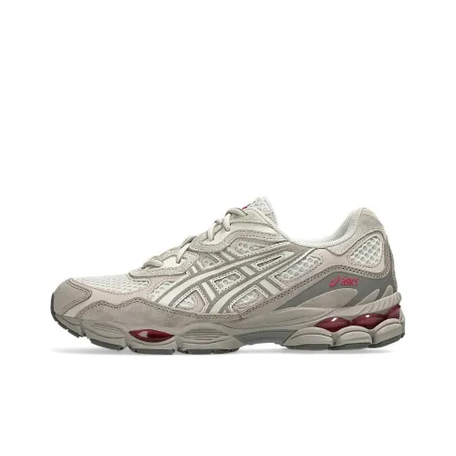 Asics GEL NYC Anti Slip Wear Resistant Low Top Running Shoes Unisex Greige