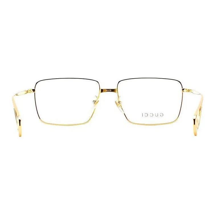 GUCCI Eyeglass Frames Unisex Gold-2