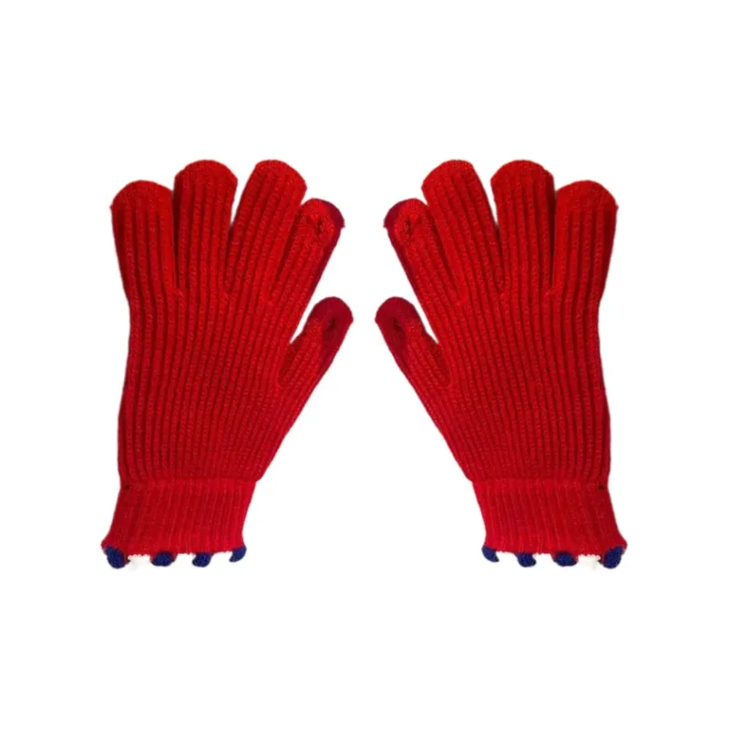 JKEM Polyester Knit Gloves Women's-8