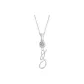 Plain Chain+Pendant+Crystal+Letter G