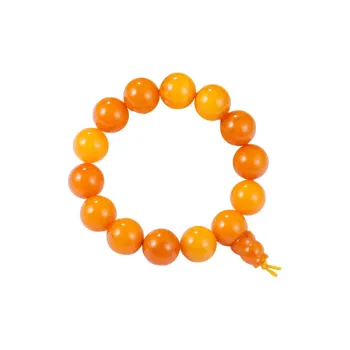 S&A Amber Beeswax Bracelets Men's