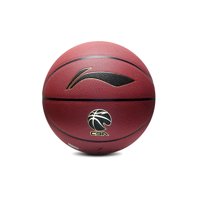 LiNing CBA Collection PU Basketball Brown Red Size 7 Ball Training Unisex-1