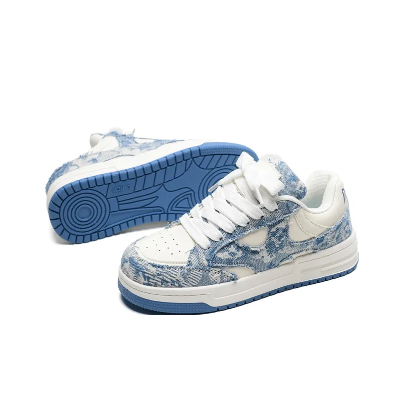 T628 Anti Slip Wear Resistant Low Top Skateboard Shoes Unisex-8
