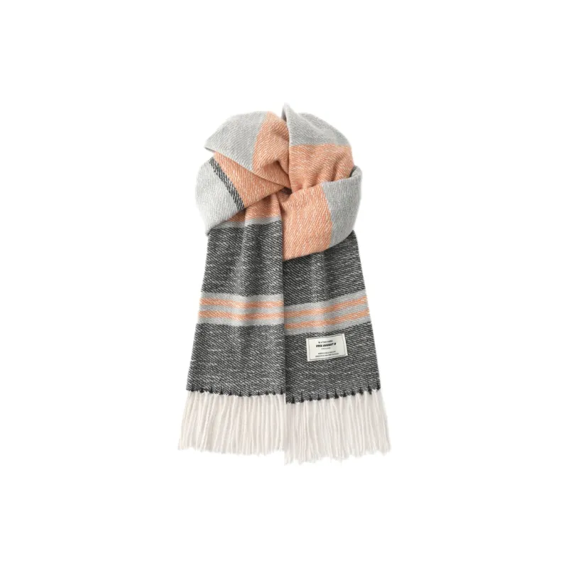 FREE RABBITⅡ Korean Style Fashion Elegance Versatile Warm Fringe Shawl Scarf Unisex-10