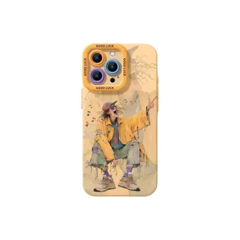 Wei Xin Silicone Material Vagabond Artist Phone Cases Compatible With IPhone 16/15 Pro Max/Apple 13/14 Pro/Max