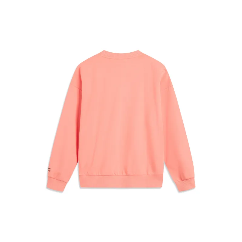 LiNing Sweatshirt Women's Rust Pink Orange-1