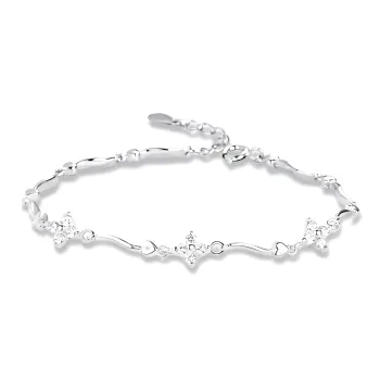 JOYDINNY Alloy Bracelets Women's