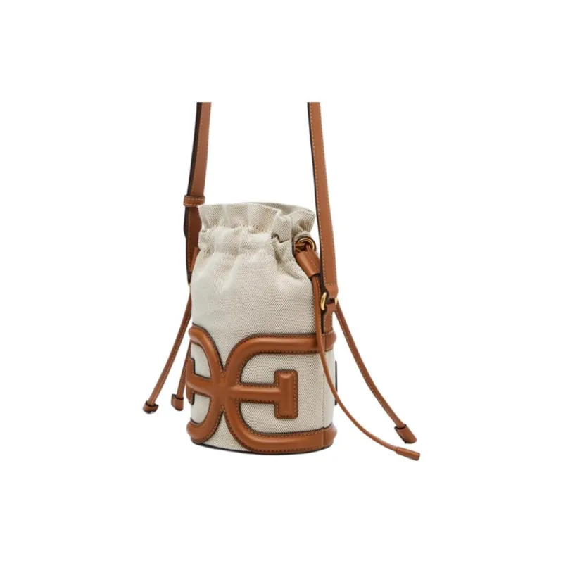 SAM EDELMAN Fabric Bucket Bags Crossbody Bag Shoulder Bag Small Size Women's Brown/Black-1