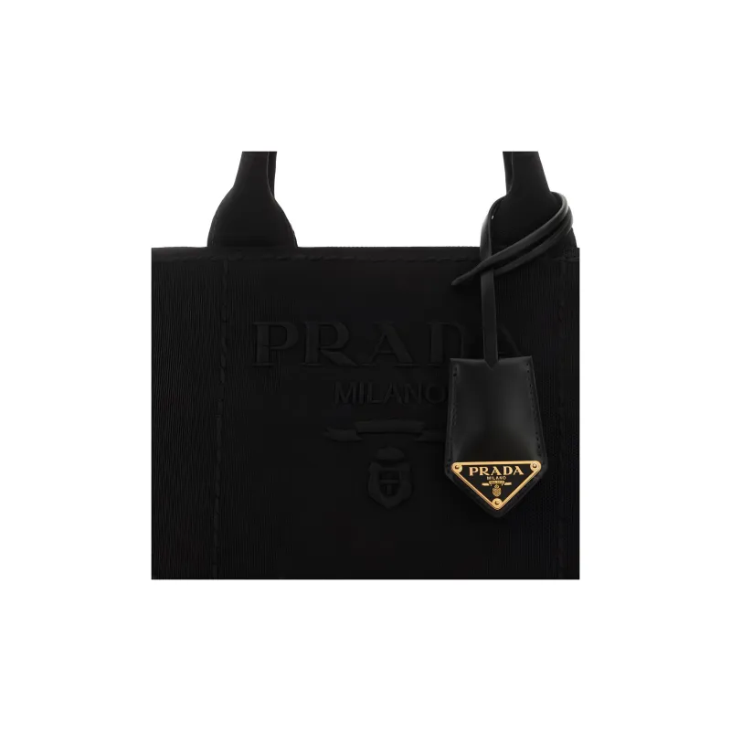 PRADA Canvas Crossbody One Shoulder Handbags Women's Black-2