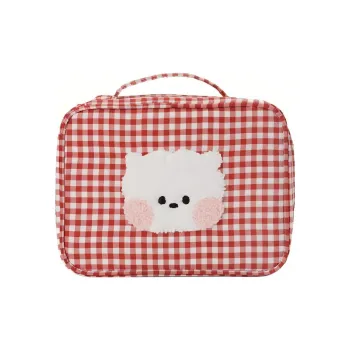 LINE FRIENDS BT21minini Cotton Storage Bag Unisex Red