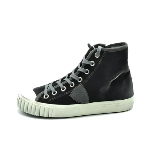 PHILIPPE MODEL High-Top Stylish Skateboarding Shoes Men's Black