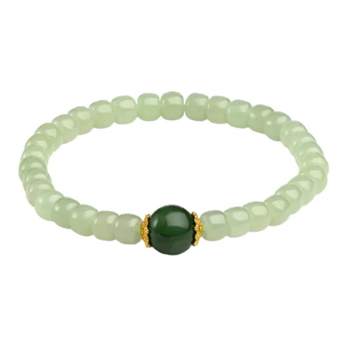 Oriental Jade Bracelets Pale Greenish White Jade Women's
