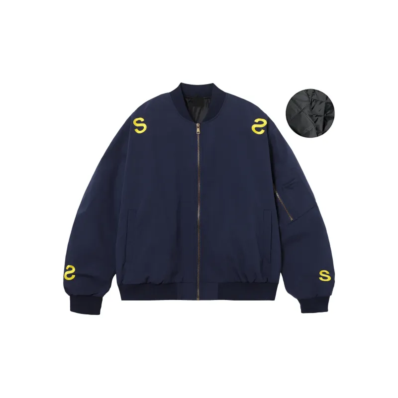 PAZZO Heavy Industry Embroidered Pilot Coach Jacket Unisex-13