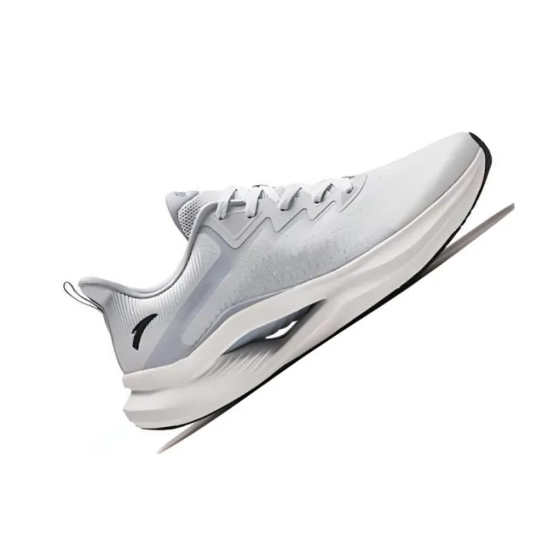 Anta Taming The Wind Shock Absorbers With Slip Resistant Features Low Top Training Running Shoes Men's Gray-2
