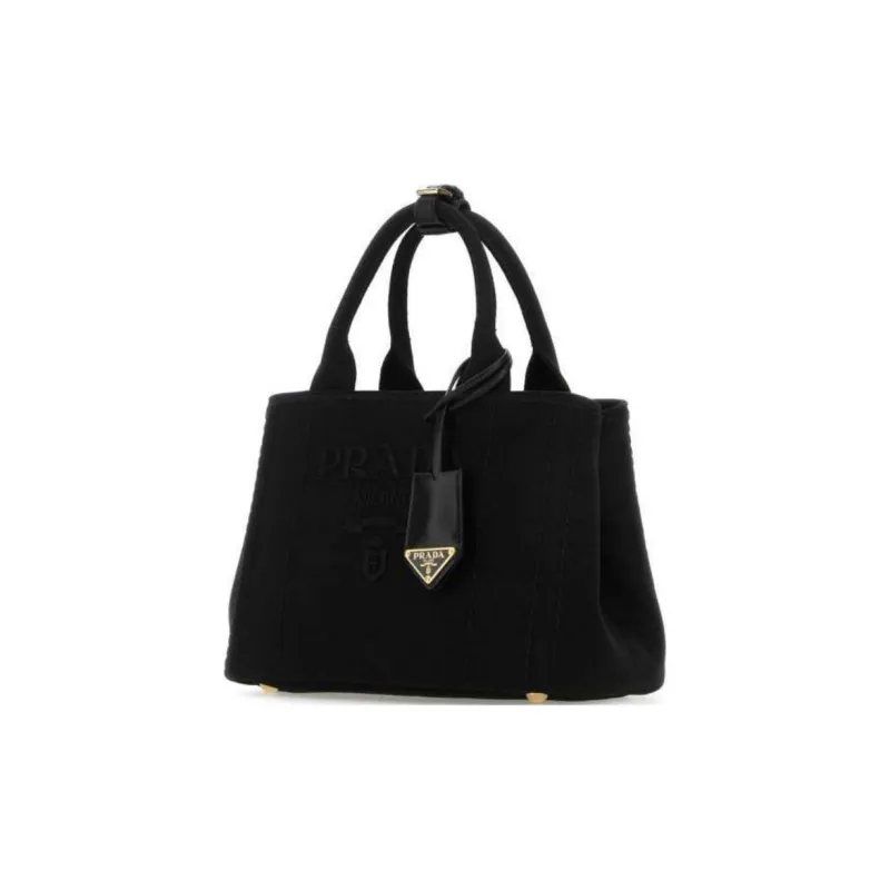 PRADA Canvas Crossbody One Shoulder Handbags Women's Black-1