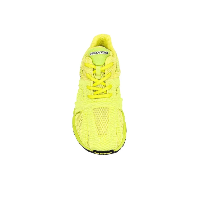 Balenciaga Phantom Low-Top Casual Shoes Men's Neon Yellow-4