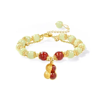 Chongqing Gold Store Chalcedony Jade Bracelets Unisex
