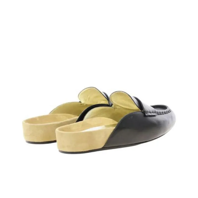 INES DE LA FRESSANGE Closed Toe Slippers Women's Black-3