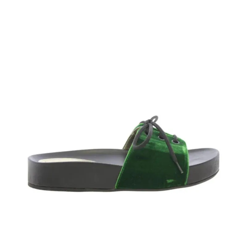 INES DE LA FRESSANGE Slide Slippers Women's Green-1