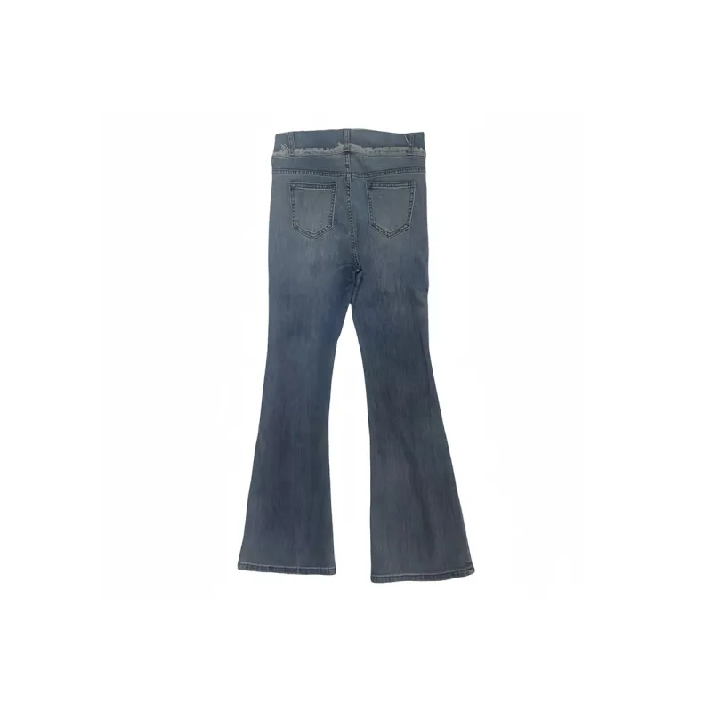 FAWENXIANGZI Jeans Women's Vintage Blue-23
