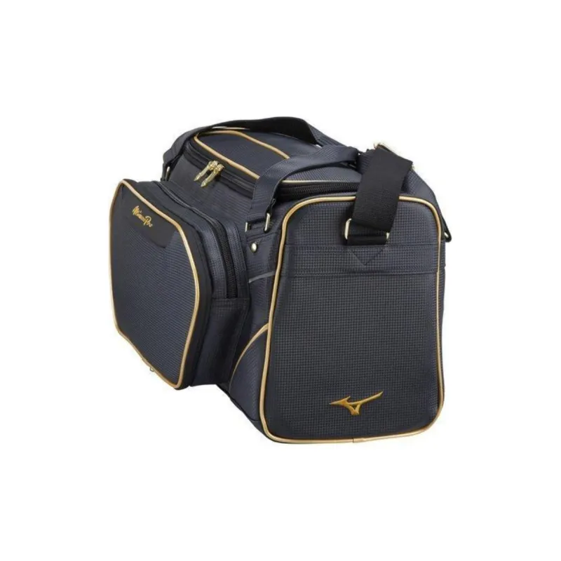Mizuno Synthetic Leather Handbag Shoulder Bag Crossbody Bag Travel Bag Unisex Dark Blue-2