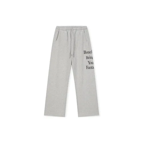 BONELESS Casual Pants Unisex Heather Gray