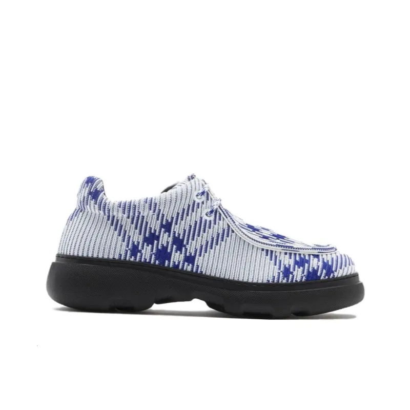 Burberry EKD Check print Derby Shoes-1