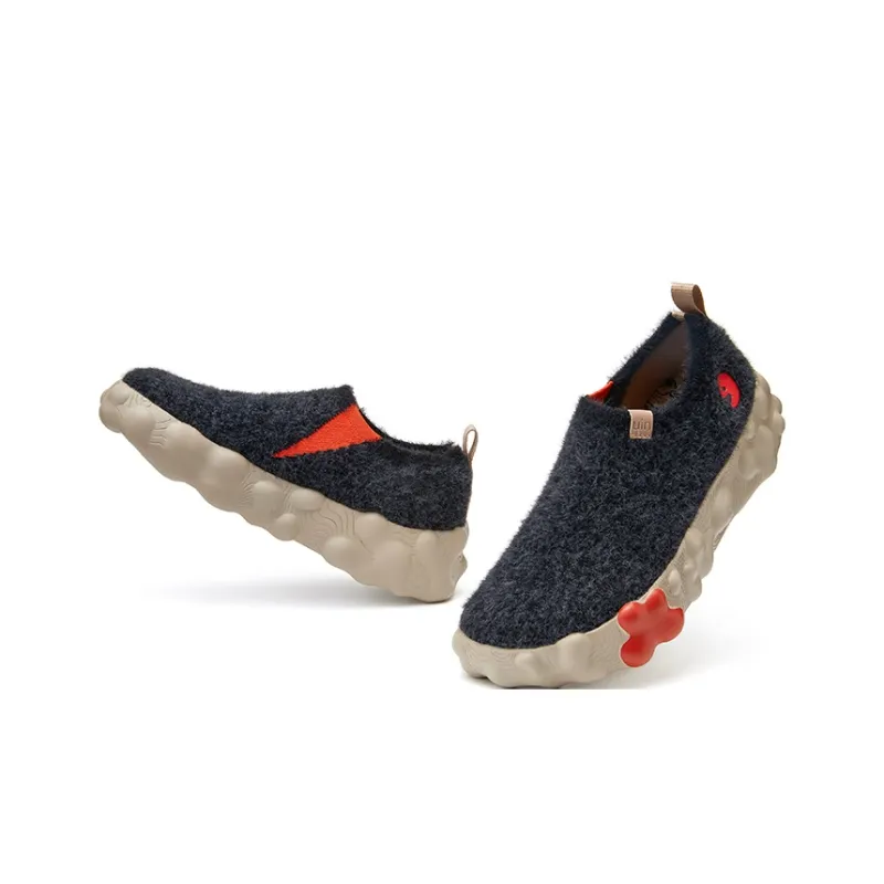 U.IN Toledo Family Black Gray Series Casual Shoes Unisex-5