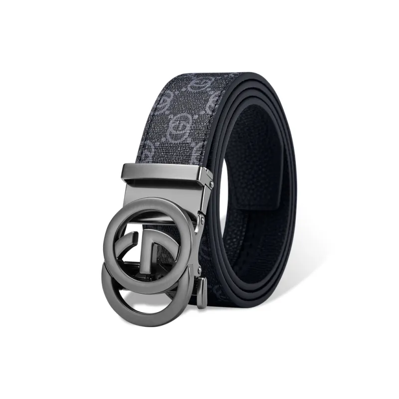 Cheekkiss Top Grain Cow Leather Belts Men's 3.5cm-0