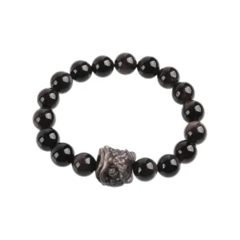 POSILAN Obsidian Bracelets Unisex