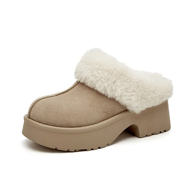 DAPHNE Rubber Sole Abrasion Resistant Wrap toe Slippers Women's-1