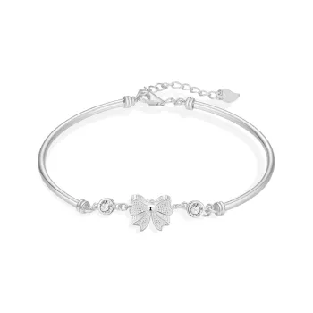 STQ S999 Fine Silver Bangles Women's