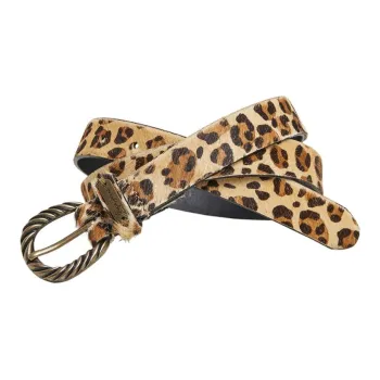 Pepe Jeans Cow Leather Belts Women's Brown Width 2.5cm