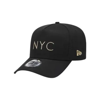 New Era Baseball Caps Unisex Black/Gold