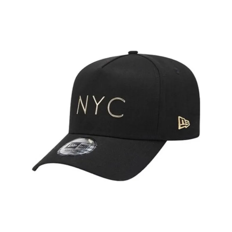 New Era Baseball Caps Unisex Black/Gold-0