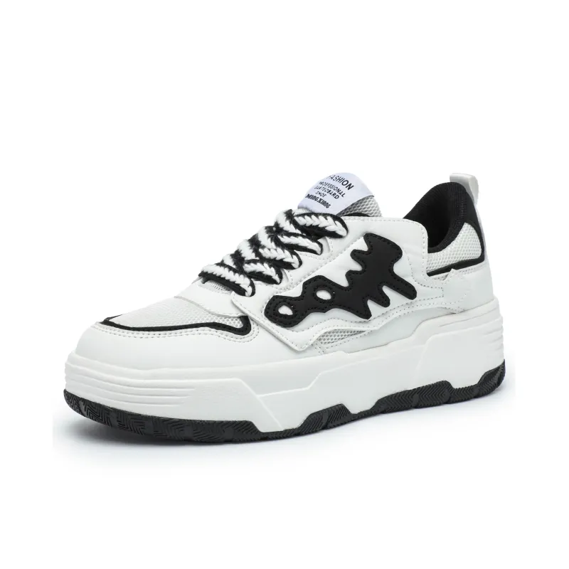 Singing Wear-Resistant Lightweight Height Increasing Low-Top Skateboard Shoes Unisex-2