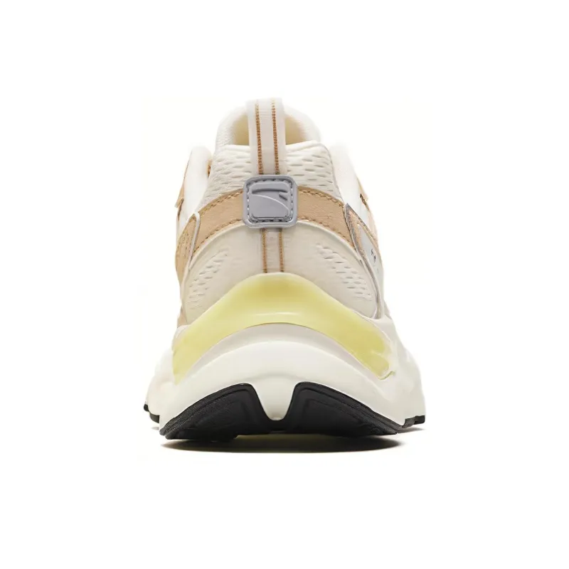 Anta Millennium 7 Cushioning Wear-Resistant Low-Top Casual Shoes Women's White Brown-3